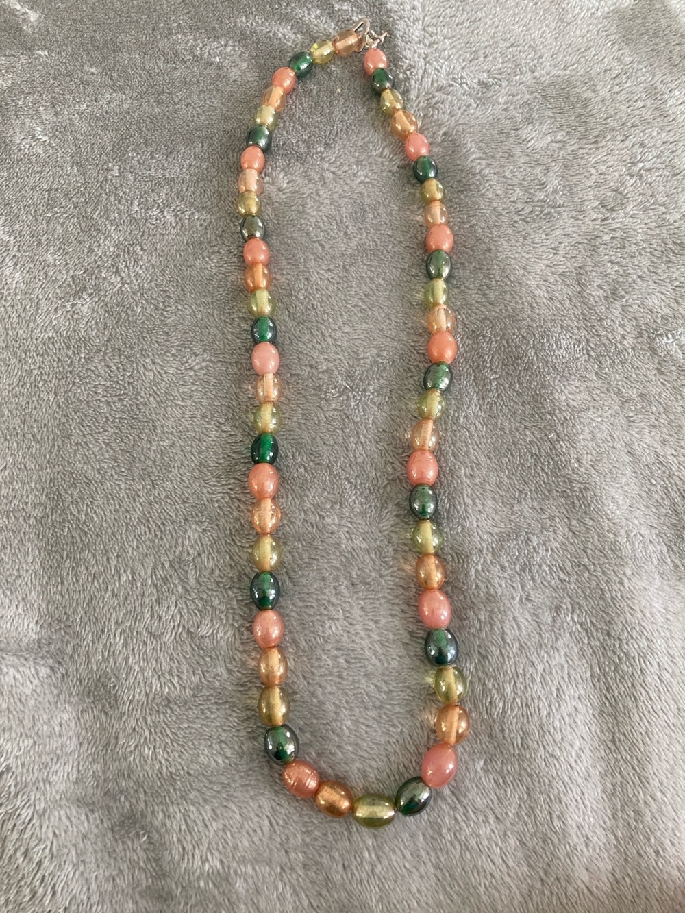 Fall beaded necklace